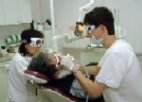 Ošetření v ordinaci pomocí zubního laseru